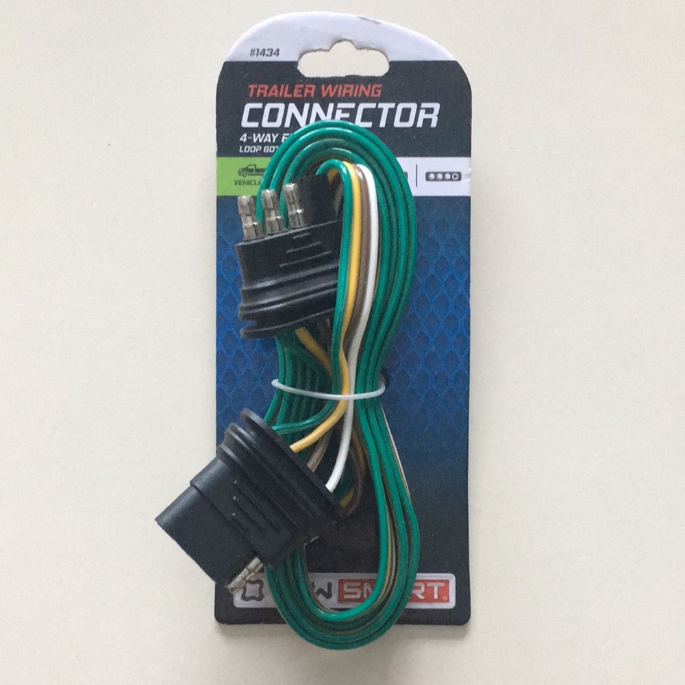 Tow Smart Trailer Wiring Connector 4-Way Flat 60inch